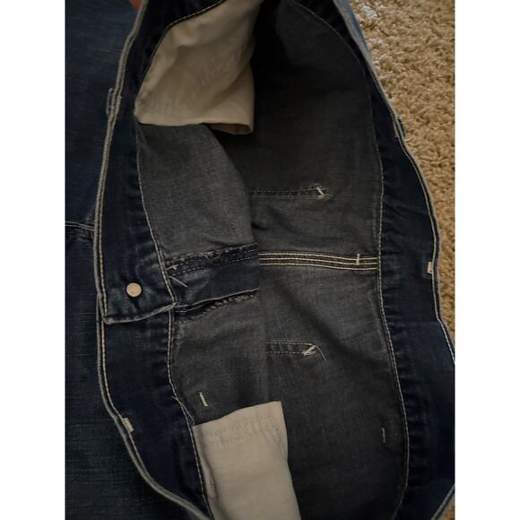 Carhartt 35” Blue Denim Carpenter Work Shorts - Picture 3 of 10